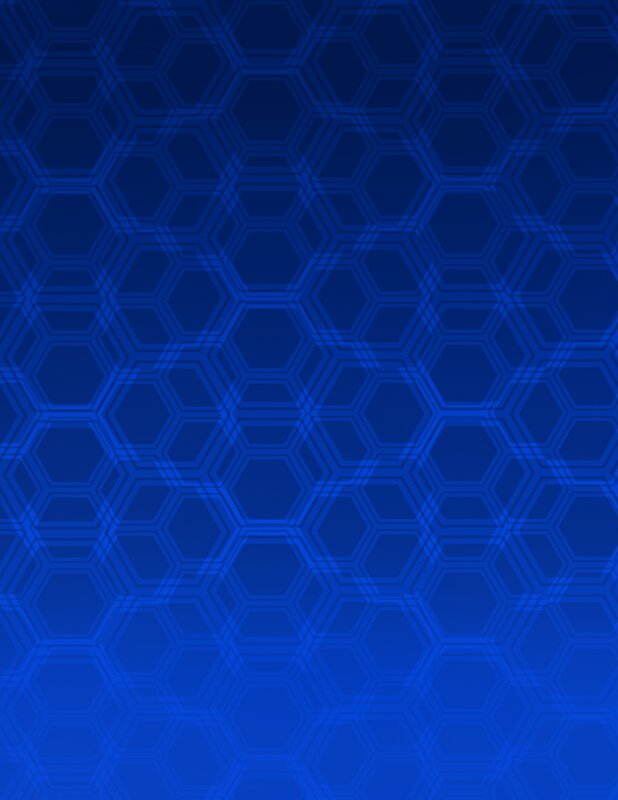 blue hexagonal pattern
