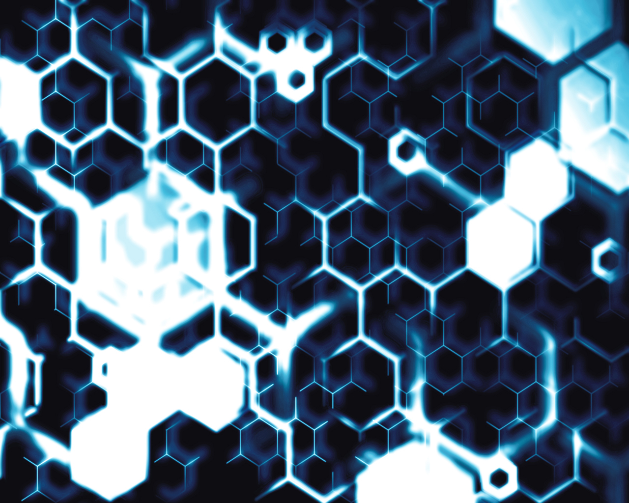blue hexagonal pattern