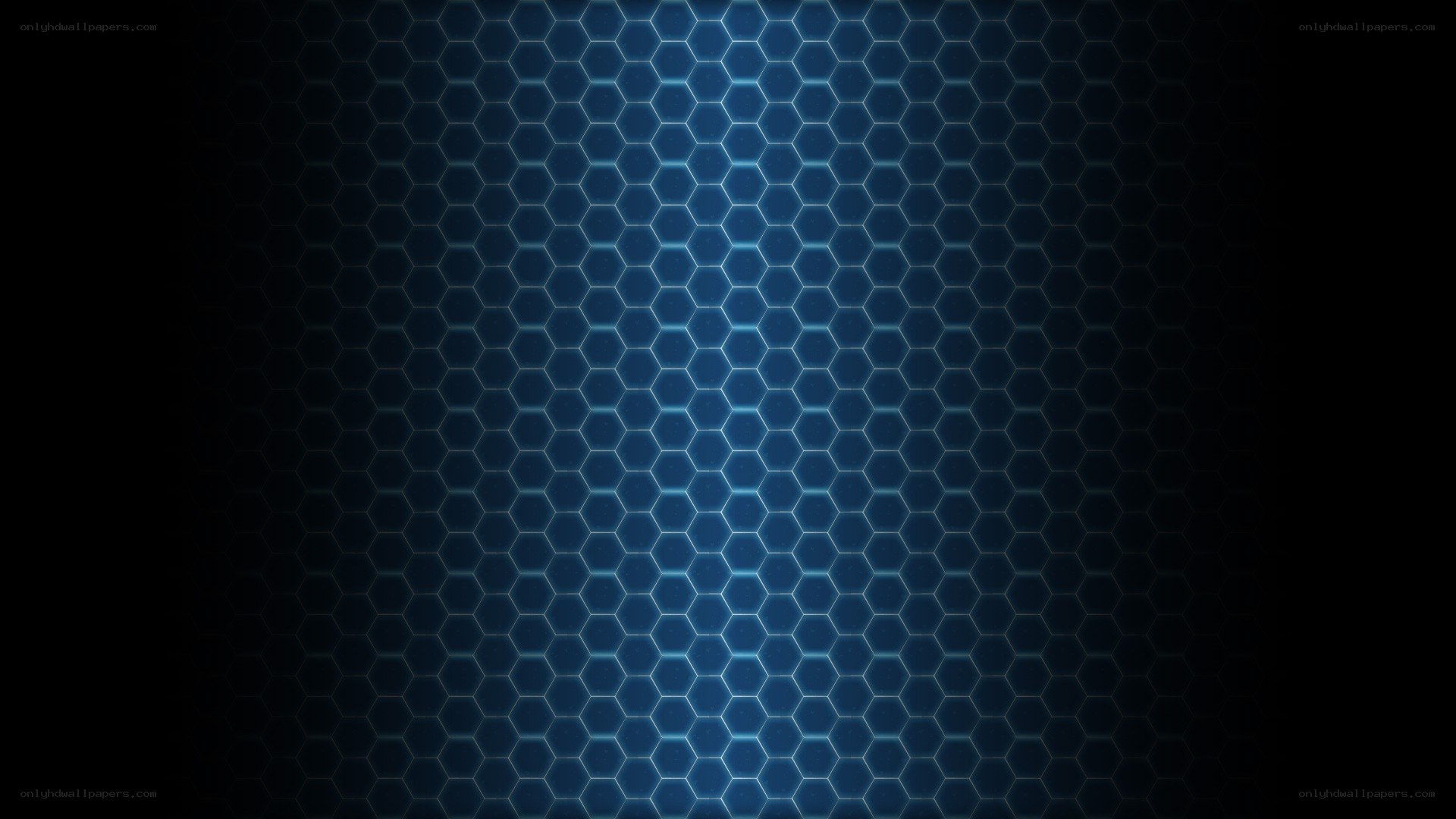 blue hexagonal pattern