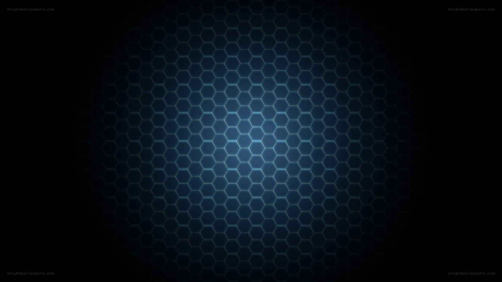 blue hexagonal pattern
