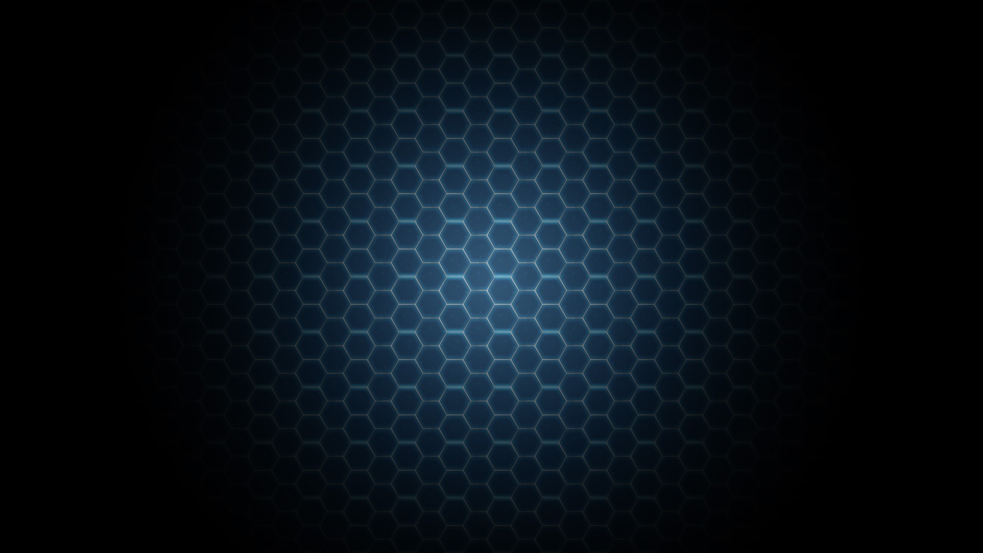 blue hexagonal pattern background