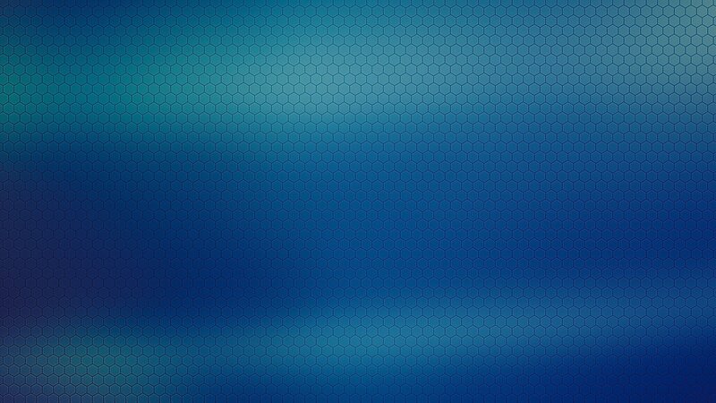 Blue Hexagonal Pattern — Calm, Abstract, Hexagons, Gradient