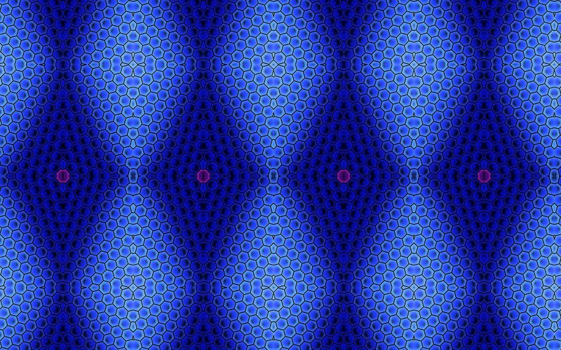 Blue Hexagonal Pattern — Calm