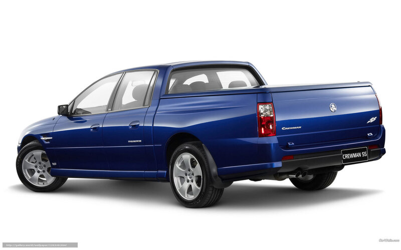 blue Holden Crewman SS pickup