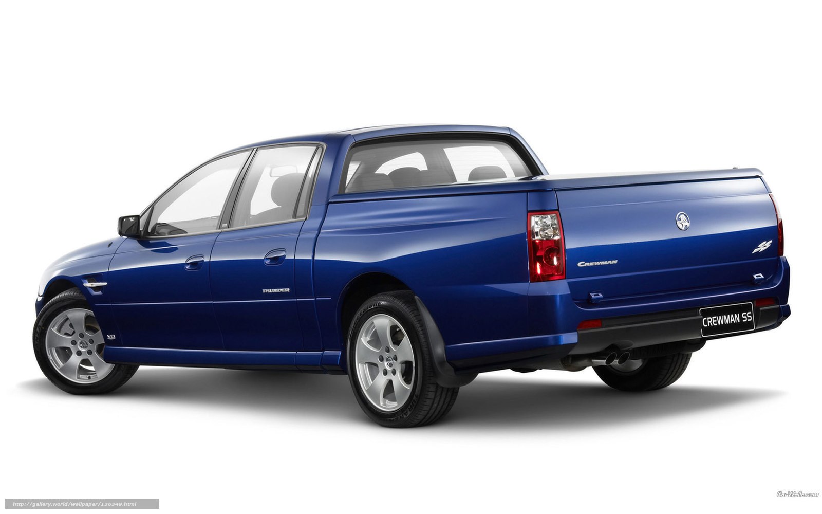 blue Holden Crewman SS pickup