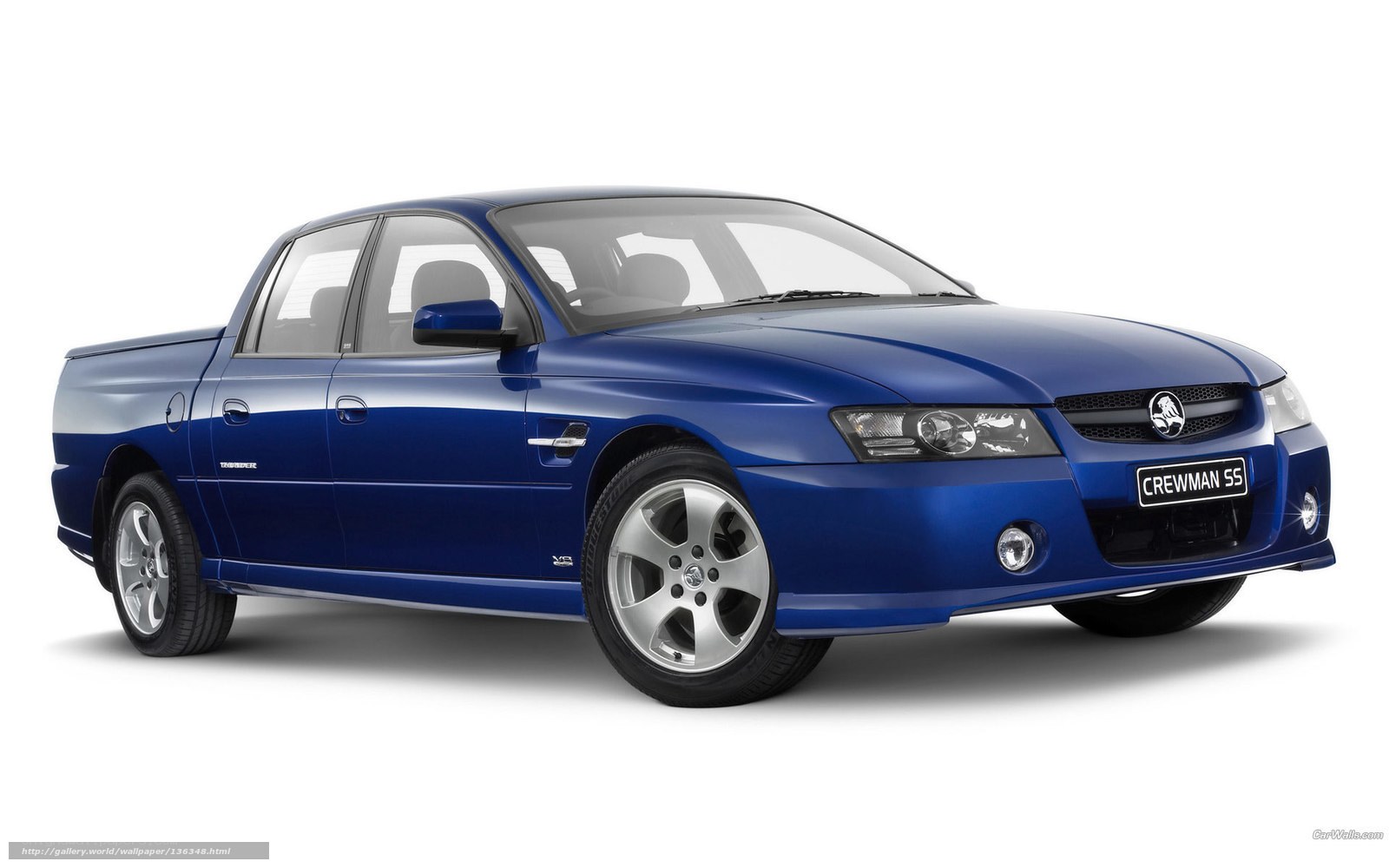 blue Holden Crewman SS pickup