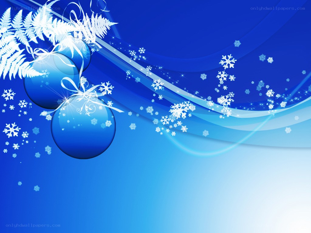 blue holiday ornament design