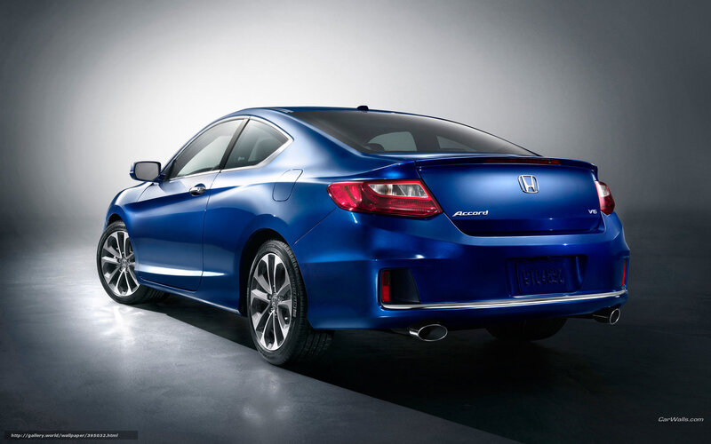 Blue Honda Accord Coupe — Dramatic, Photograph