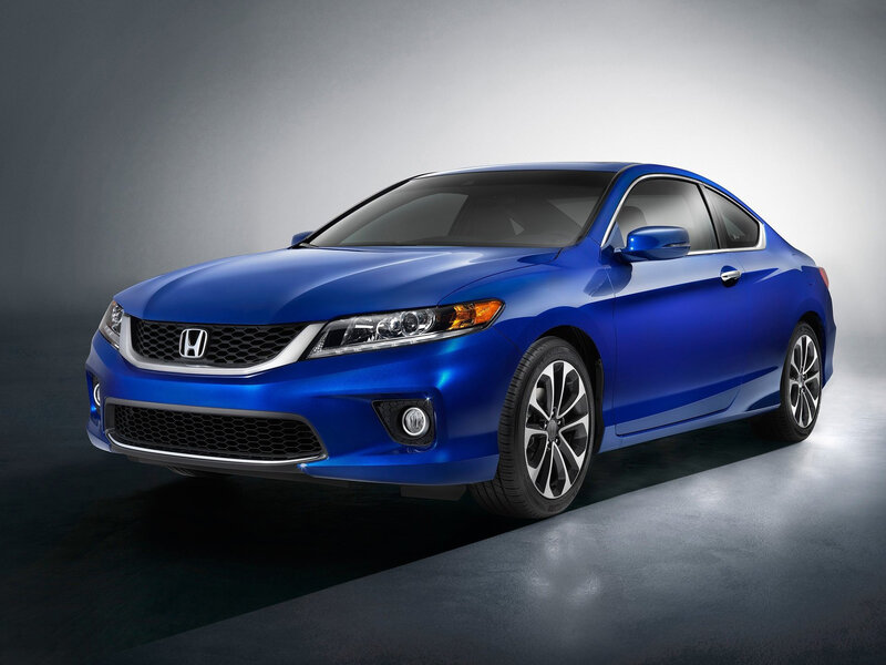 Blue Honda Accord Coupe — Dramatic