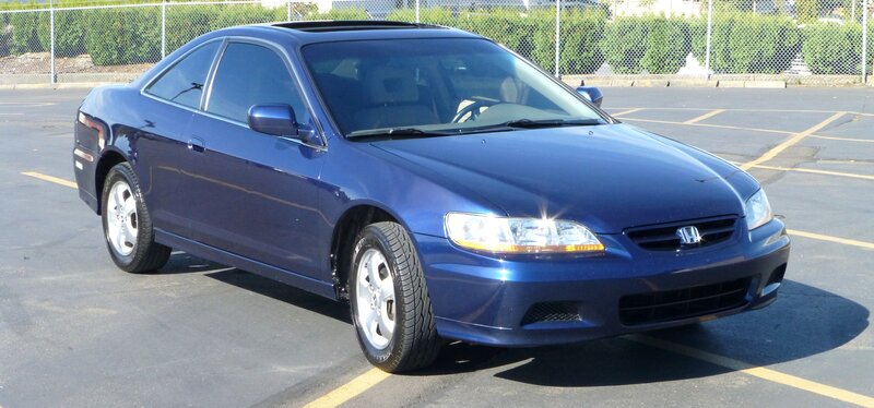 Blue Honda Accord Coupe — Neutral