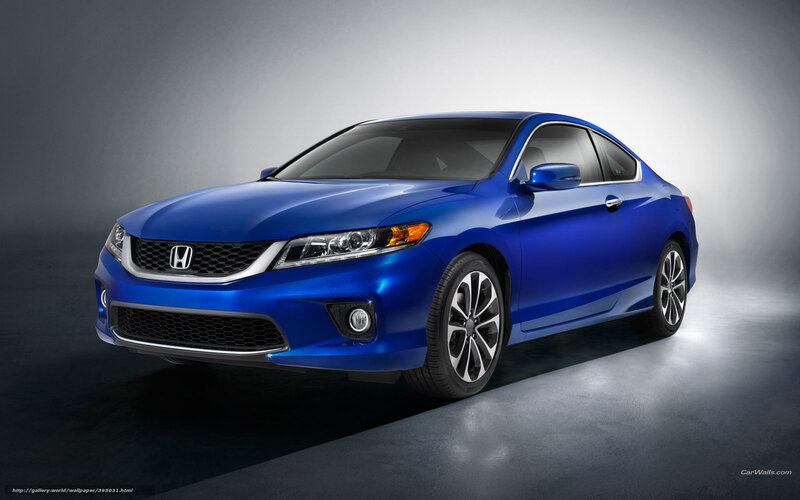 Blue Honda Accord Coupe