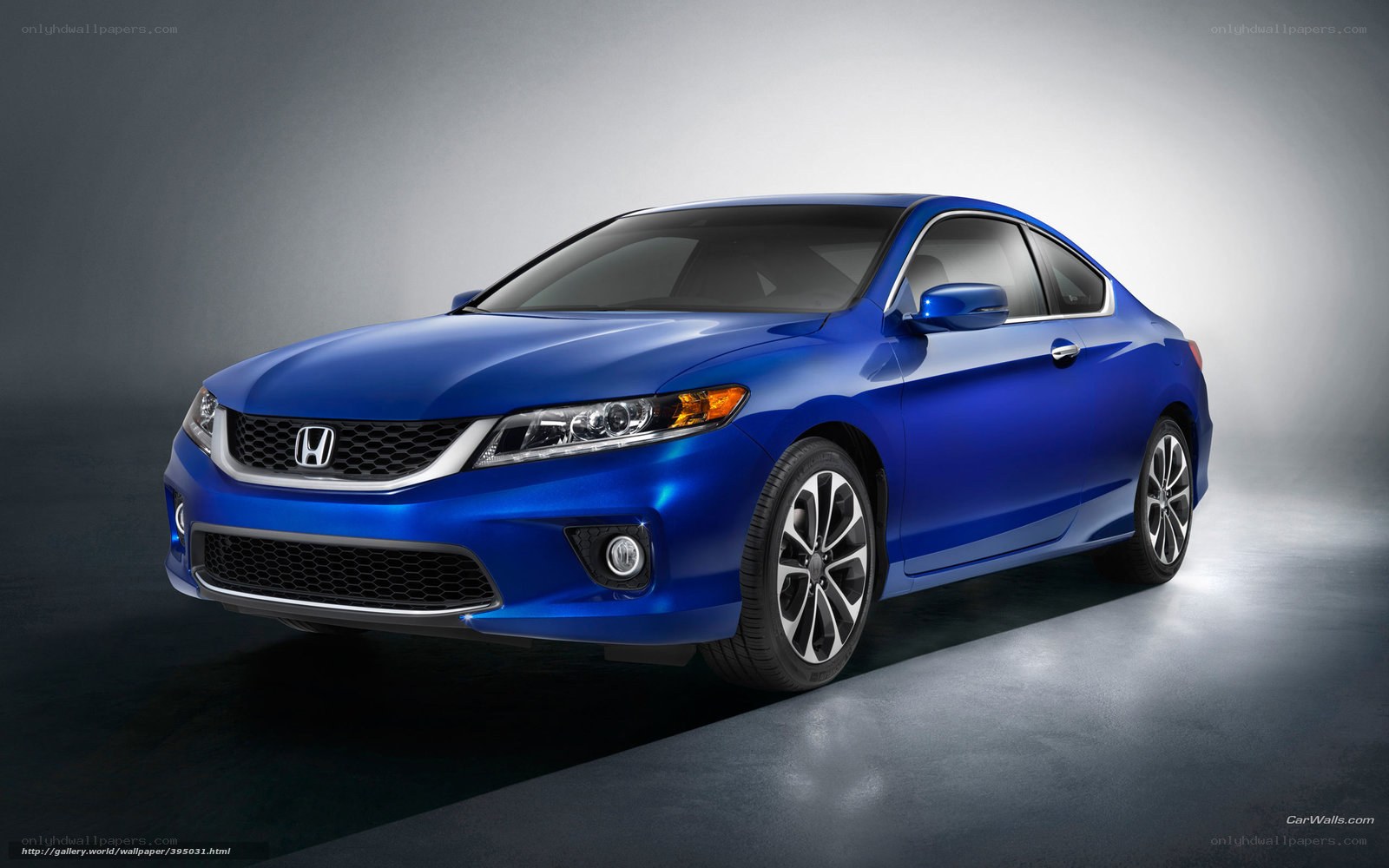 Blue Honda Accord Coupe