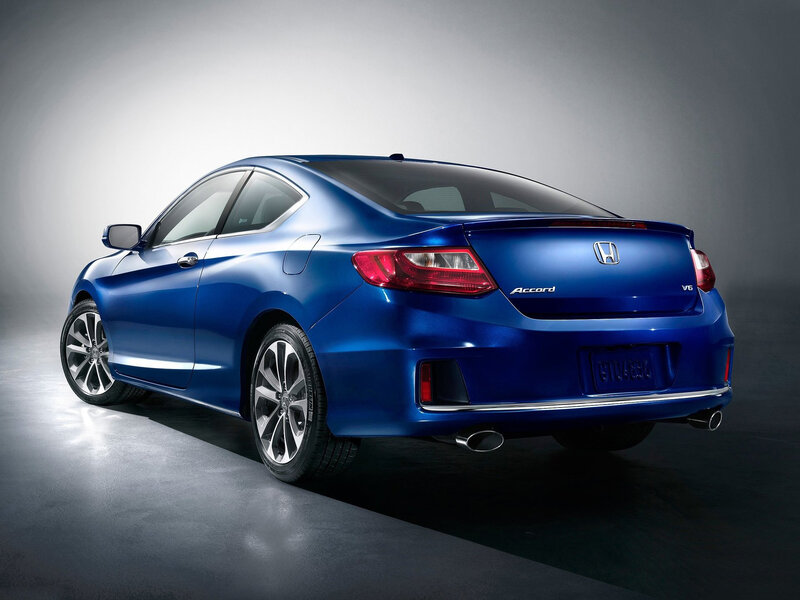 Blue Honda Accord — Dramatic