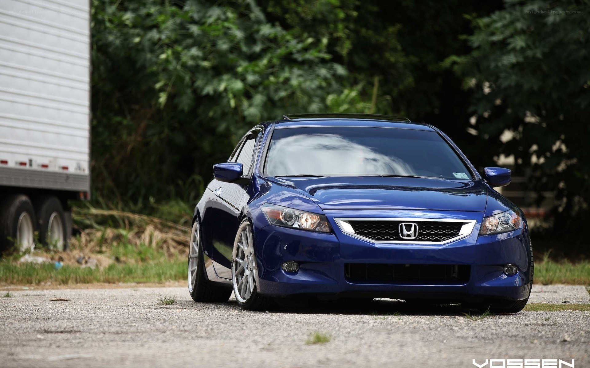 blue honda accord sedan