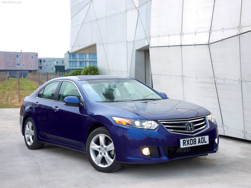 blue honda accord sedan