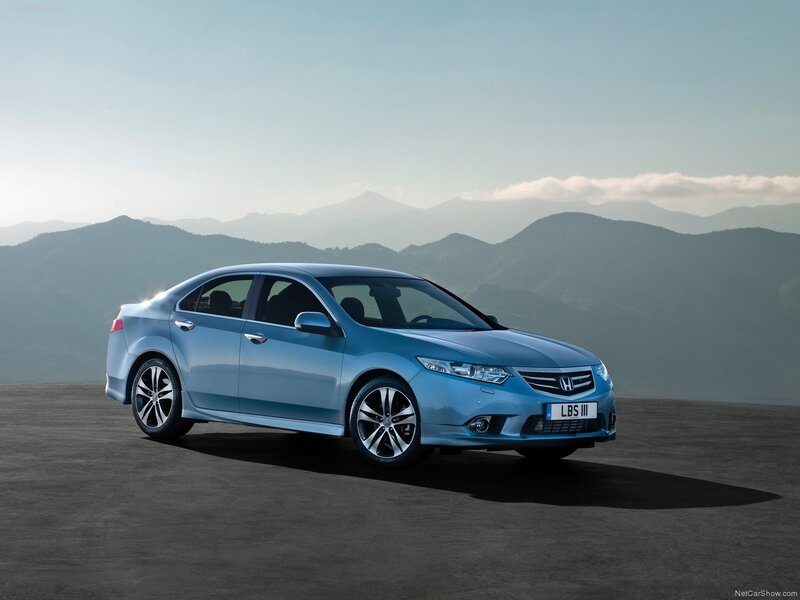 Blue Honda Accord sedan
