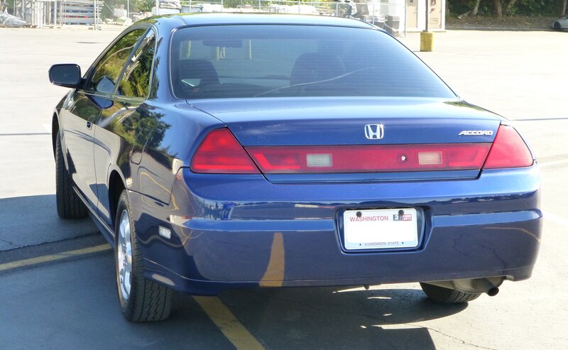 Blue Honda Accord