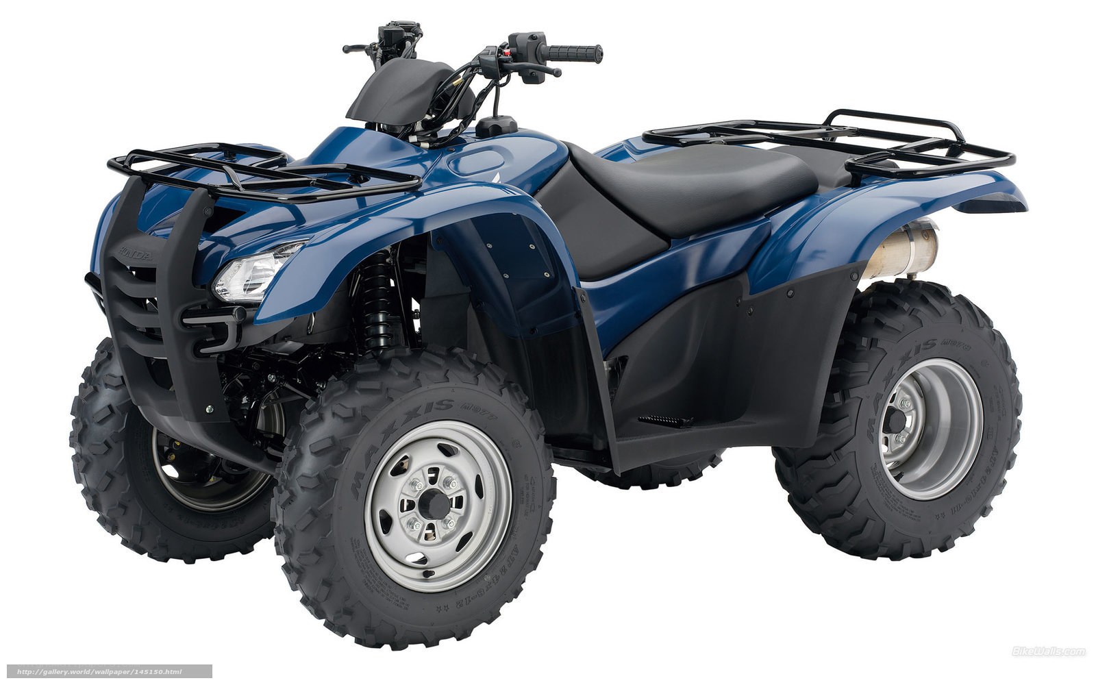 Blue Honda ATV