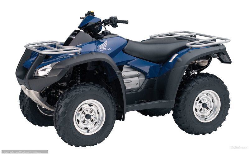 Blue Honda ATV