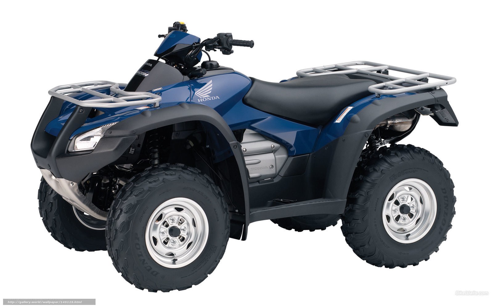 Blue Honda ATV