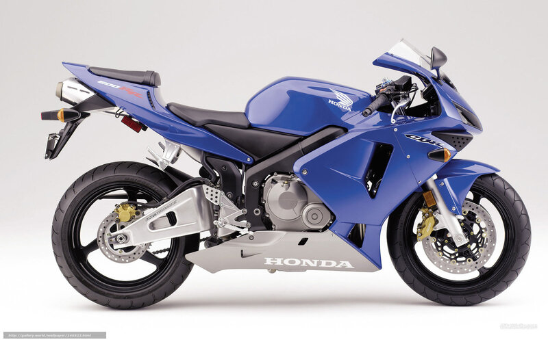 Blue Honda CBR600RR Motorcycle — Neutral