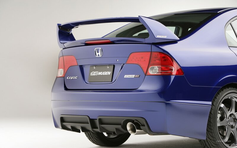 blue honda civic mugen