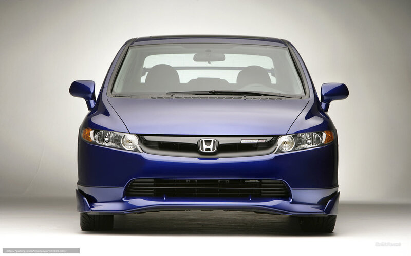 Blue Honda Civic — Neutral, Photograph