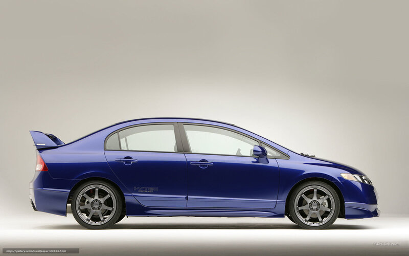 blue honda civic si