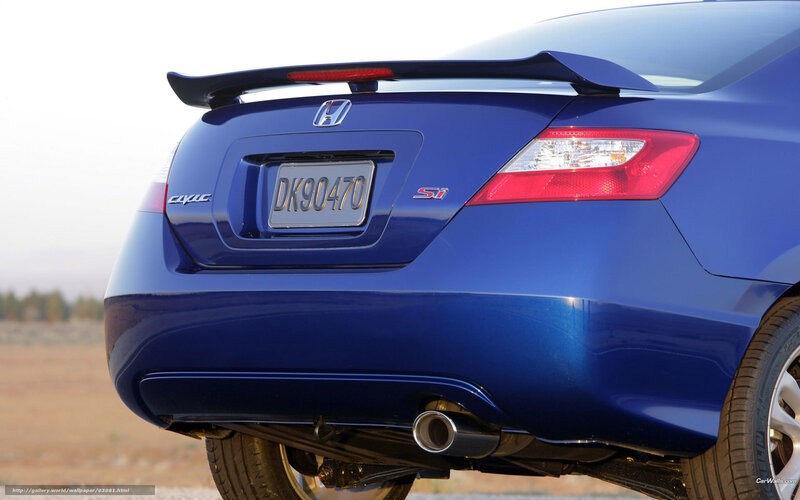Blue Honda Civic Si — Neutral