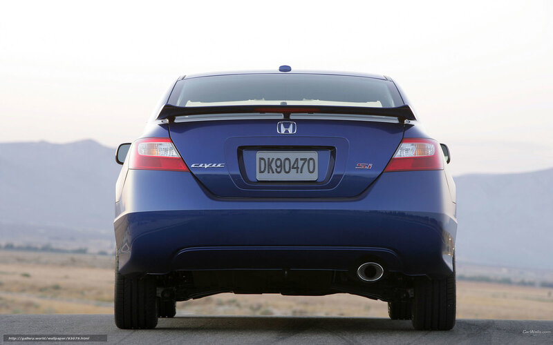Blue Honda Civic Si — Serene