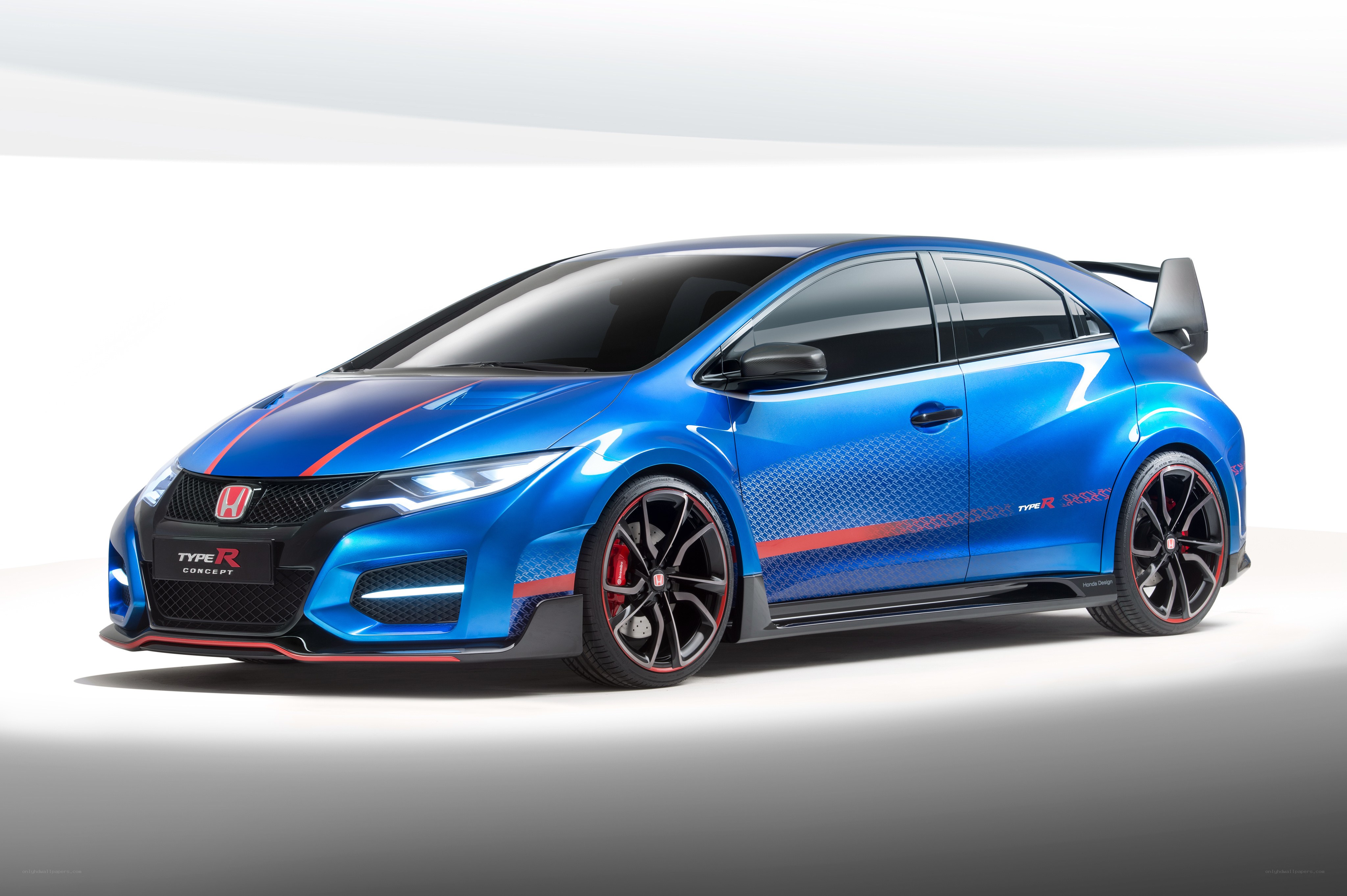 Blue Honda Civic Type R Concept