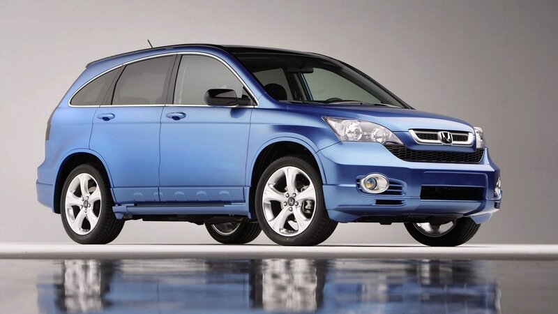 Blue Honda CR-V SUV