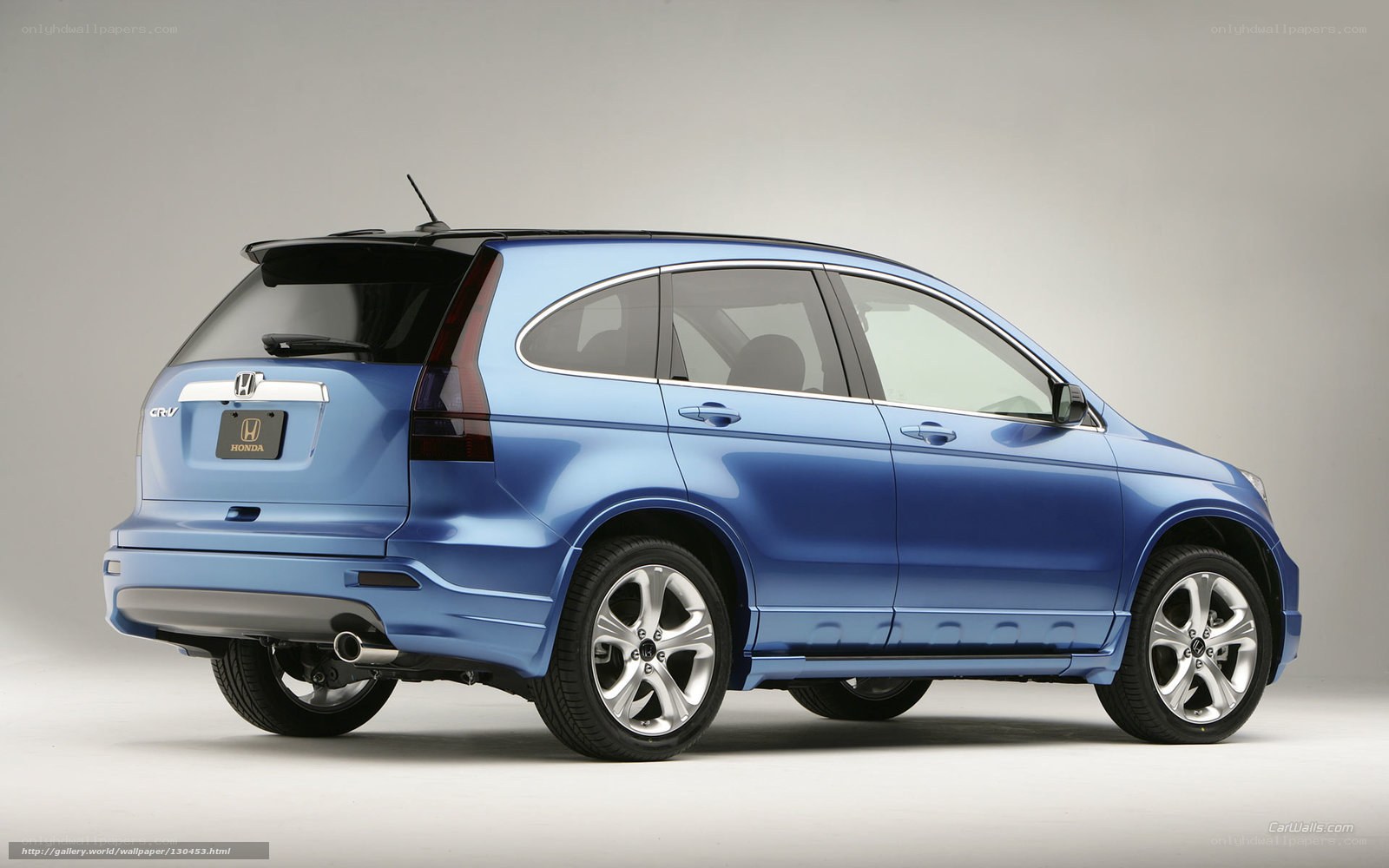 Blue Honda CR-V SUV