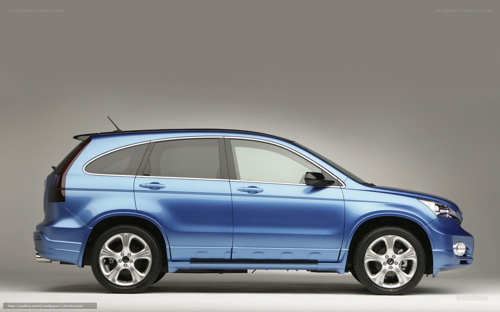 blue honda cr-v suv