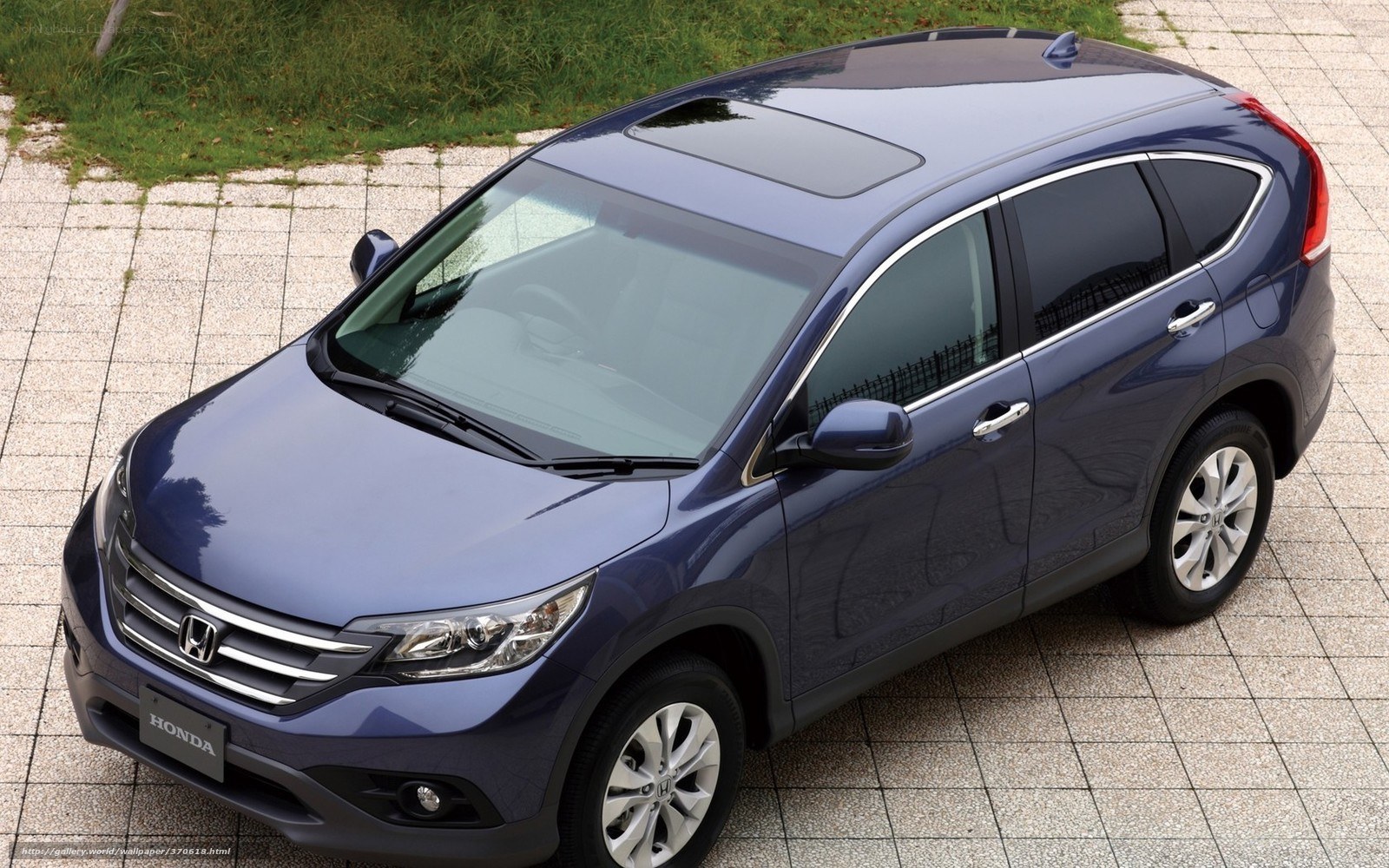 Blue Honda CR-V SUV