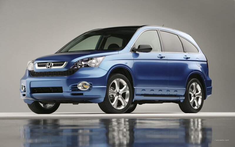 Blue Honda CR-V SUV