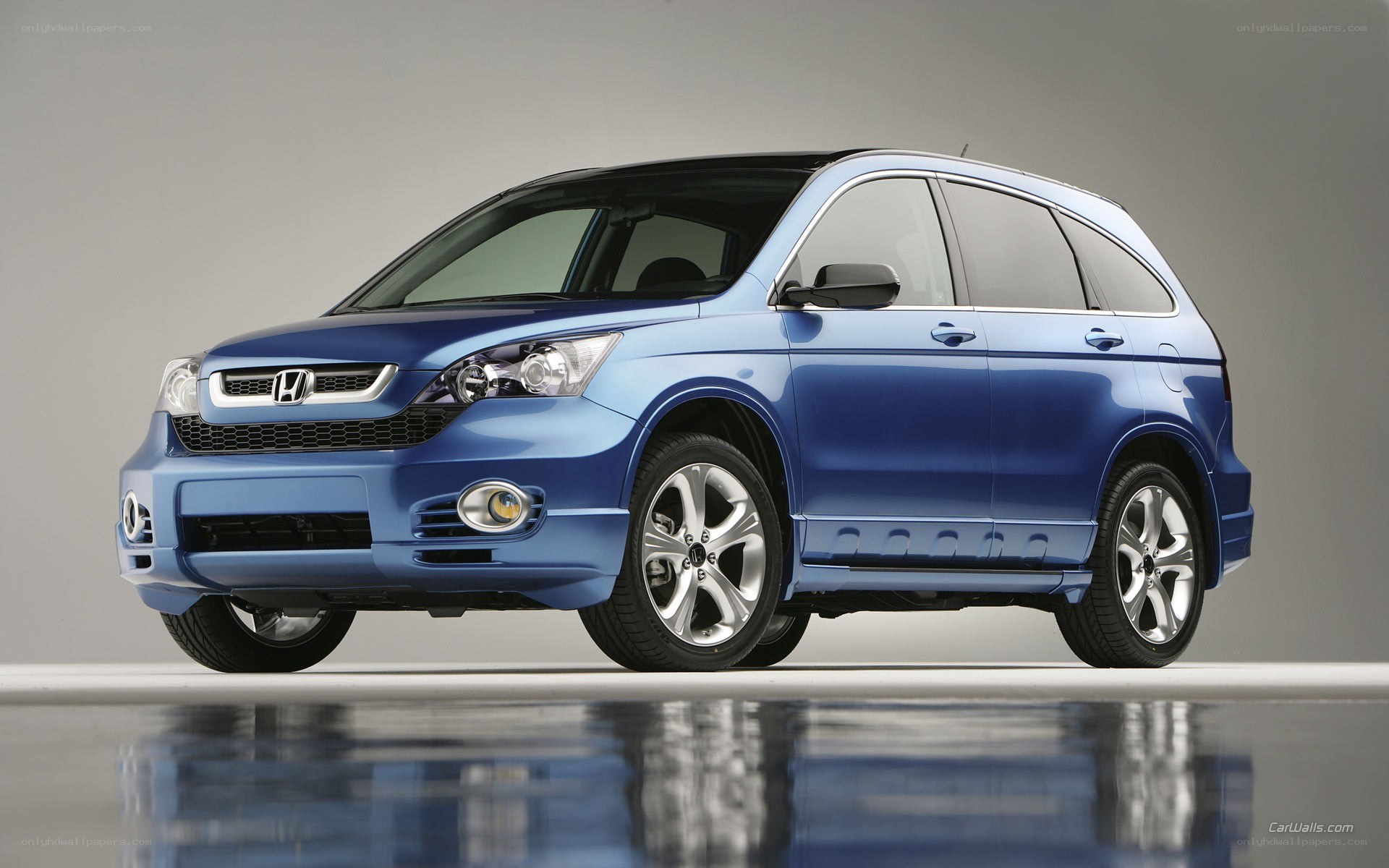 Blue Honda CR-V SUV