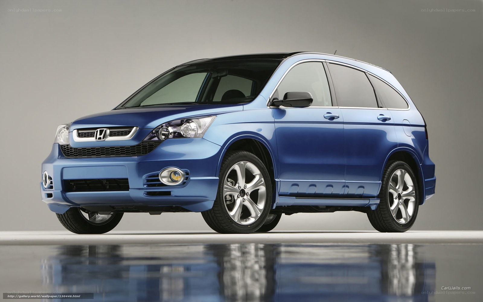 Blue Honda CR-V SUV