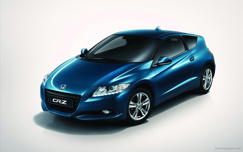 Blue Honda CR-Z car