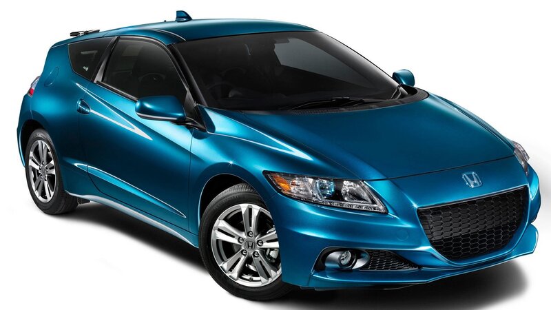 blue honda cr-z car