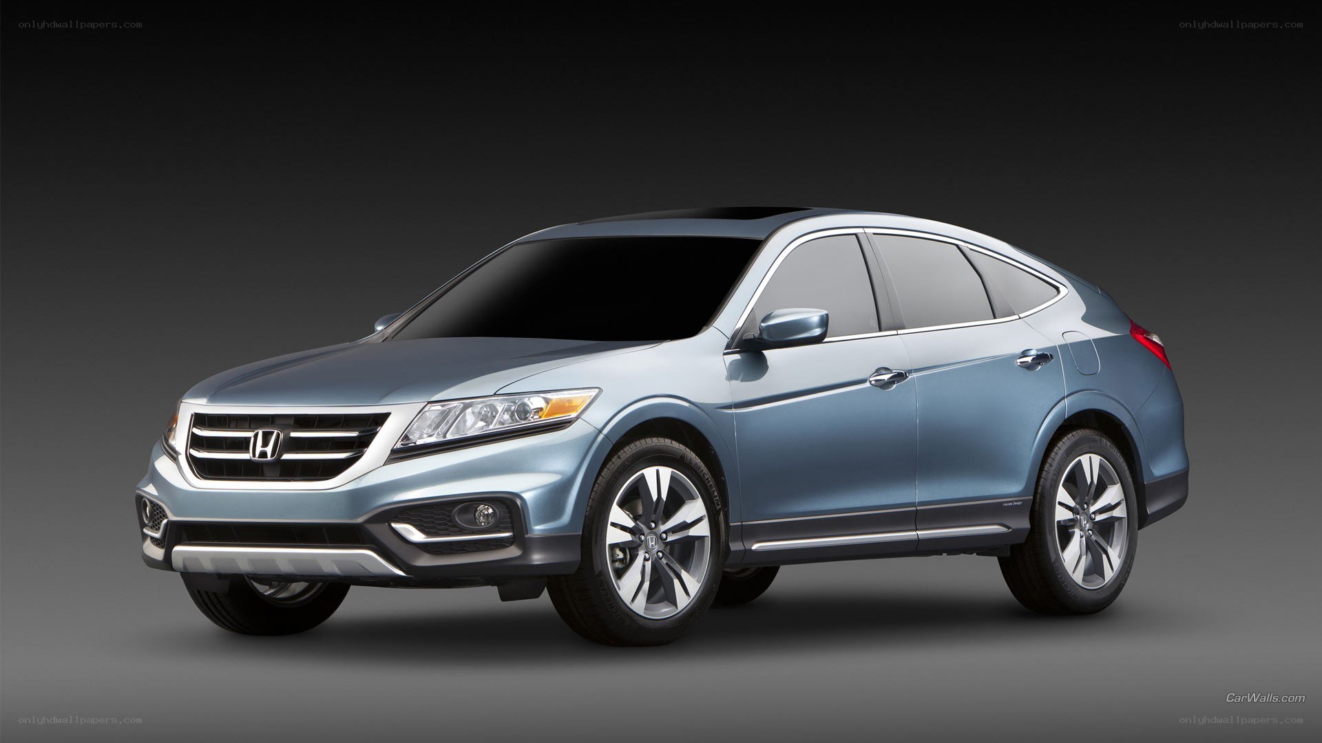 blue honda crosstour suv