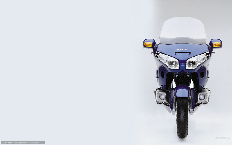 Blue Honda Motorcycle — Neutral, Photograph, Windshield