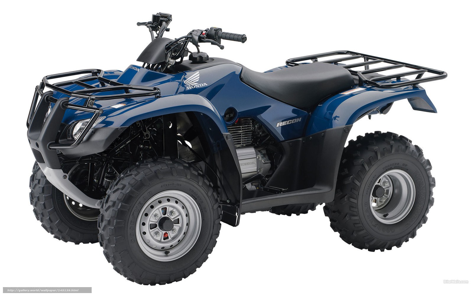 Blue Honda Recon ATV