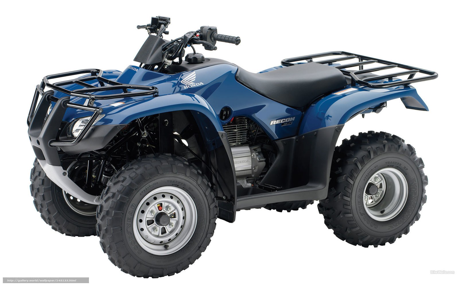 Blue Honda Recon ATV