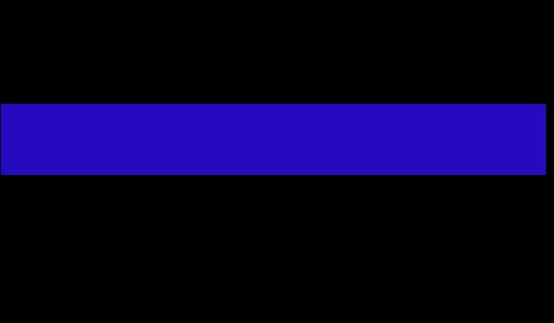 blue horizontal bar on black