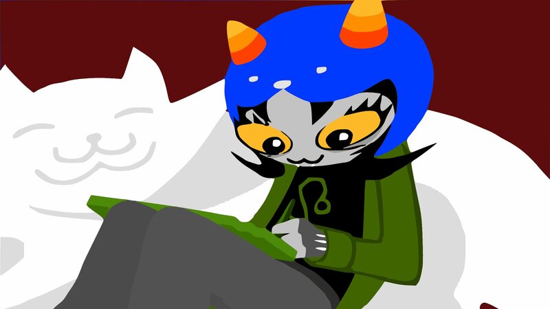 Blue-horned Cat Character