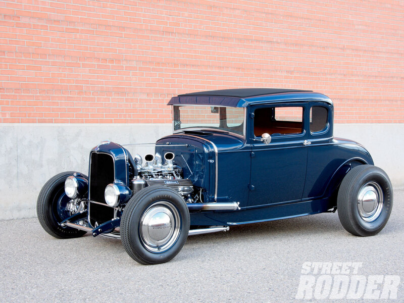 Blue Hot Rod Car — Calm