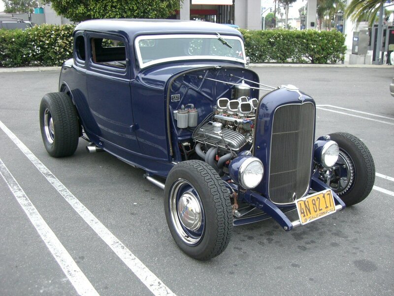 Blue Hot Rod Car — Classic