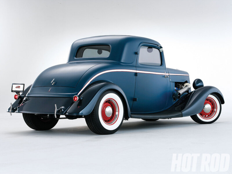 Blue Hot Rod Car — Neutral, Photograph