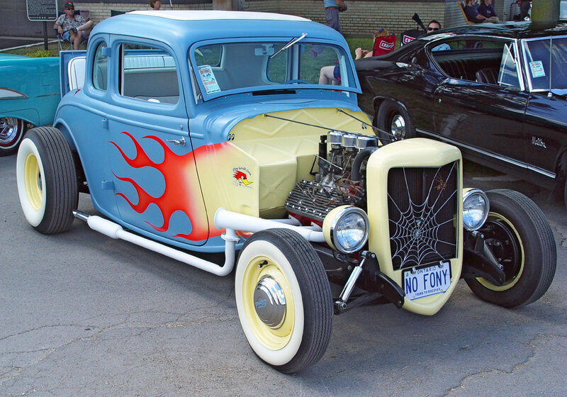 Blue Hot Rod Car — Showcase
